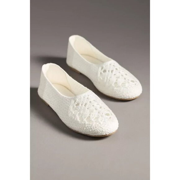 Coconuts Shoes - Coconuts by Matisse White Crochet Flats 10